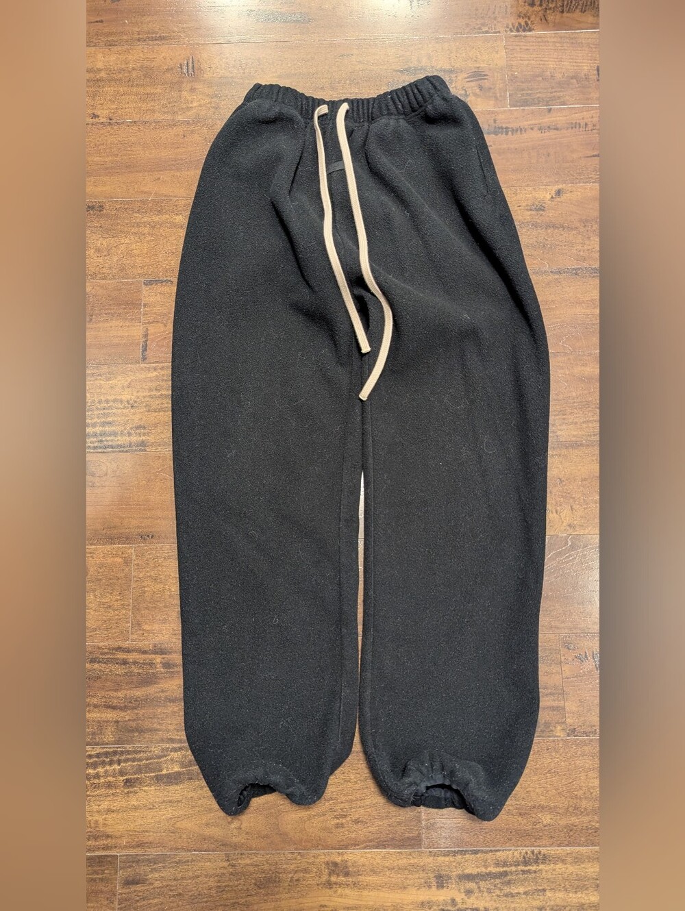 Men's Black Drawstring Jogger Pants - Comfortable Everyday Sweatpants